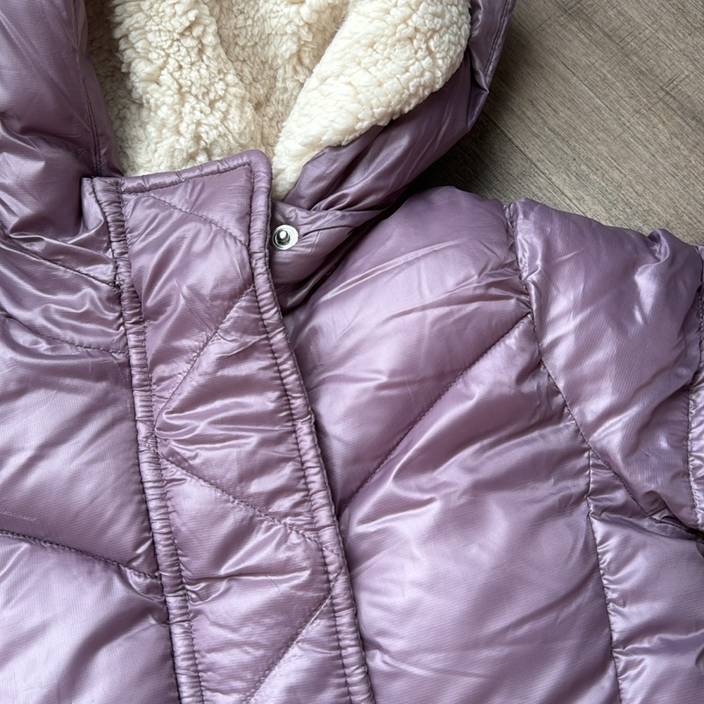 GAP Kids Purple Puffer Jacket - Picture 3 of 4